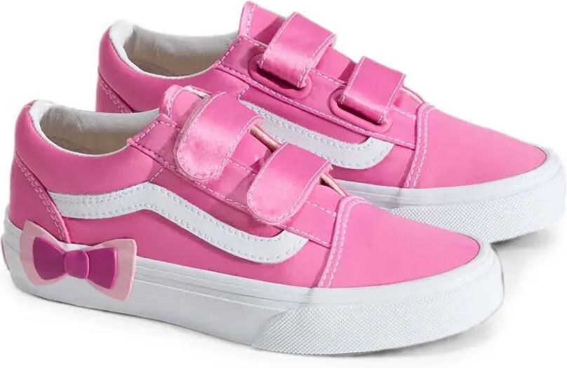 Vans Kids Old Skool V sneakers met strikdetail Roze
