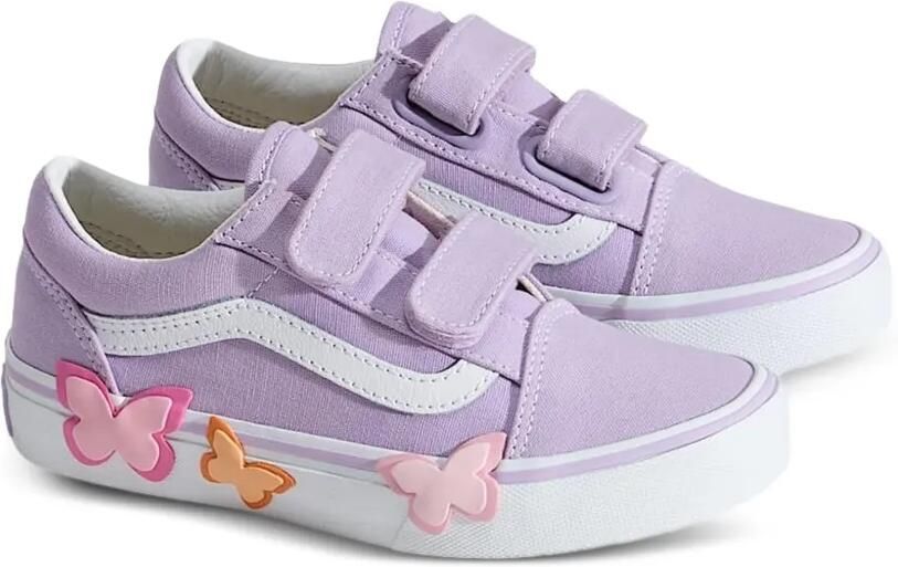 Vans Kids Old Skool V sneakers met vlinderapplicatie Paars