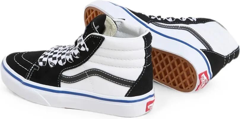 Vans Kids Sk8-Hi checkerboard sneakers met logo Zwart - Foto 3