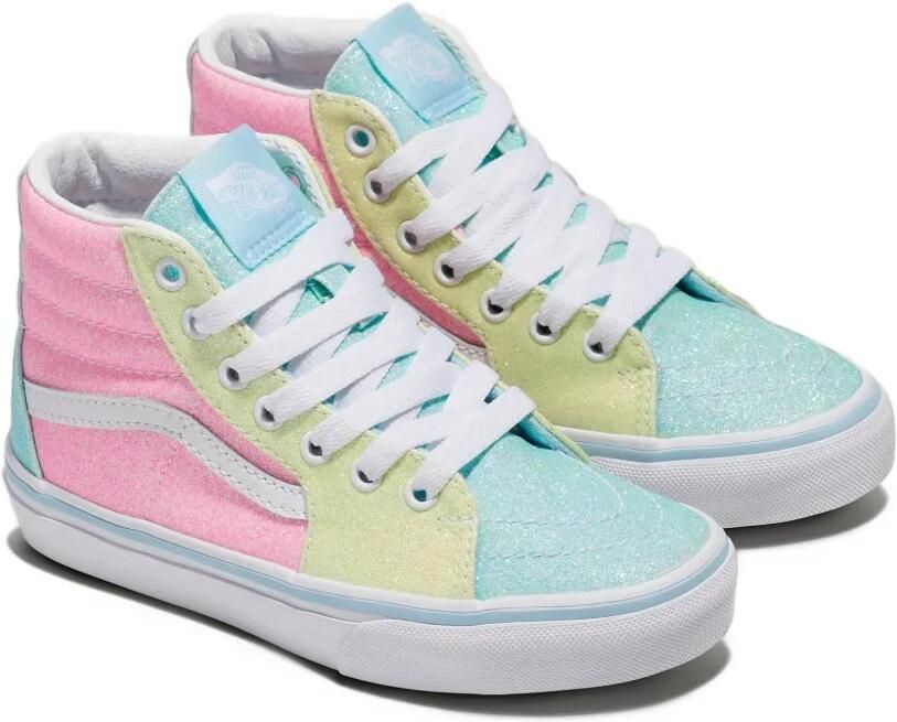 Vans Kids Sk8-Hi glitter sneakers Roze - Foto 2
