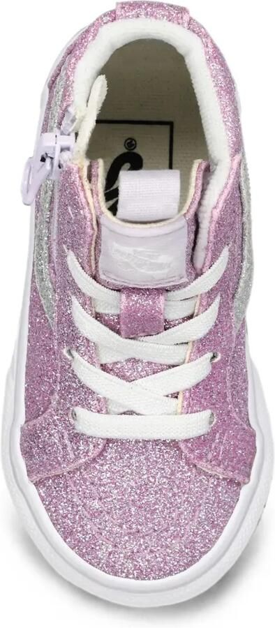 Vans Kids Sk8-Hi Reissue glitters sneakers Roze - Foto 2