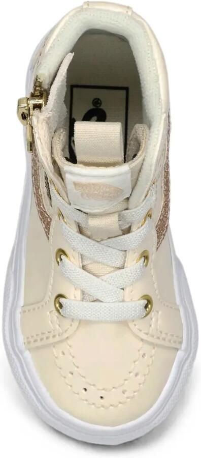 Vans Kids Sk8-Hi sneakers met glitters Beige - Foto 2
