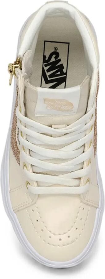 Vans Kids Sk8-Hi sneakers met glitters Beige - Foto 2