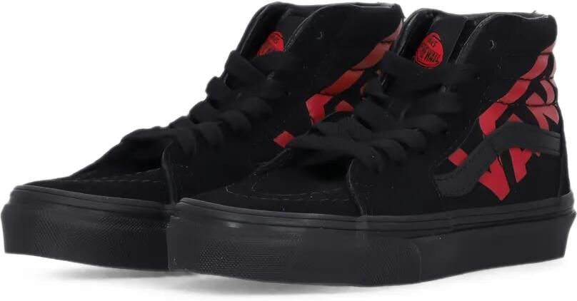 Vans Kids Sk8-Hi sneakers met logo-print Zwart