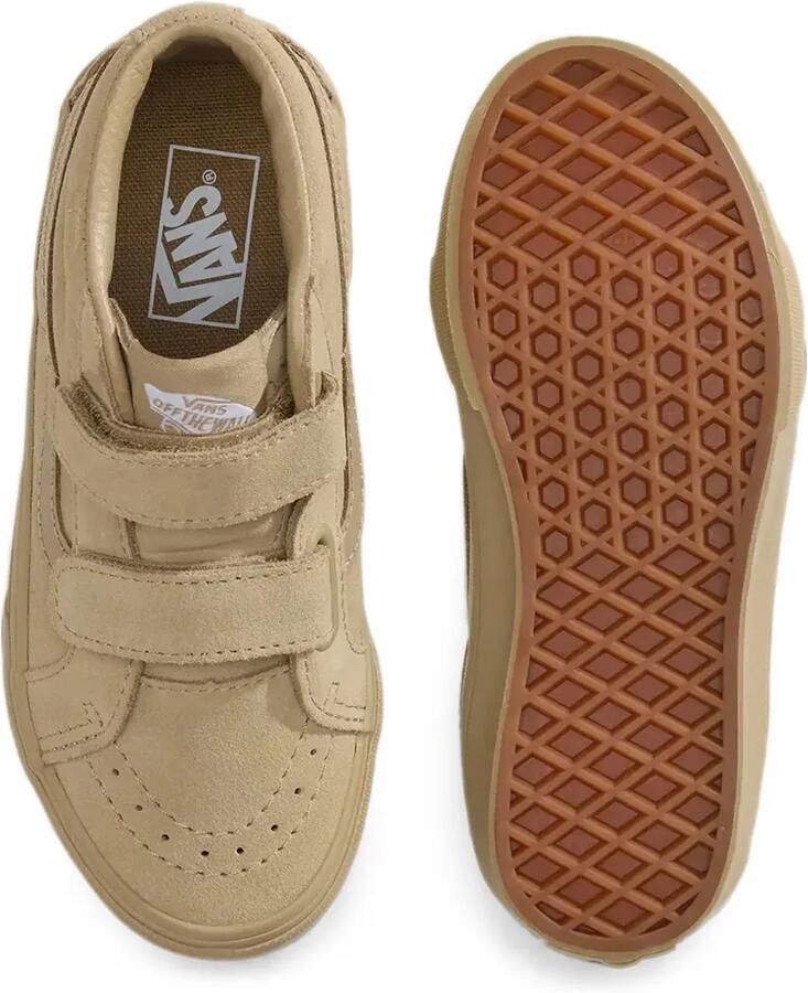 Vans Kids Sk8-Mid sneakers met klittenband Beige - Foto 4