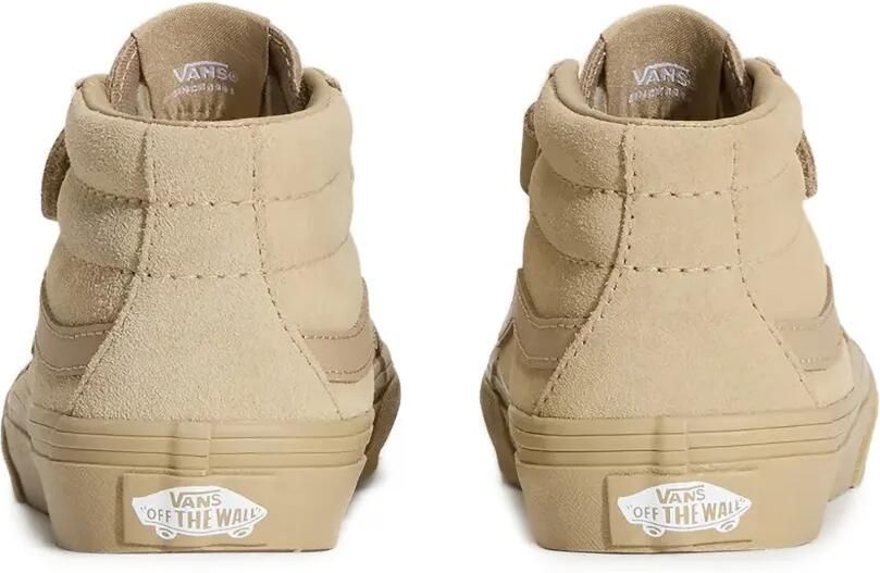 Vans Kids Sk8-Mid sneakers met klittenband Beige - Foto 3