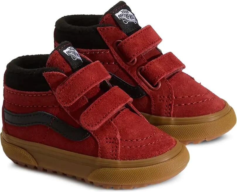 Vans Kids SK8-Mid V sneakers met klittenband Rood