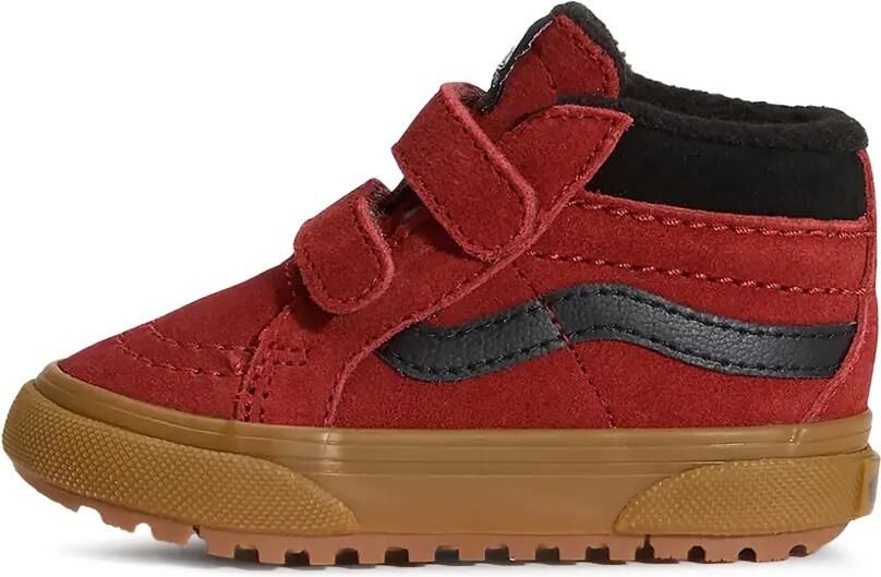 Vans Kids SK8-Mid V sneakers met klittenband Rood - Foto 4
