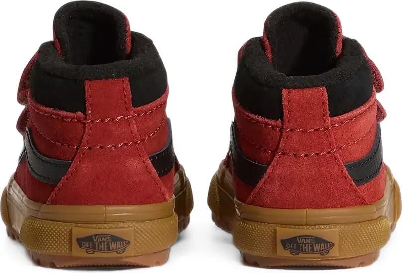 Vans Kids SK8-Mid V sneakers met klittenband Rood - Foto 3