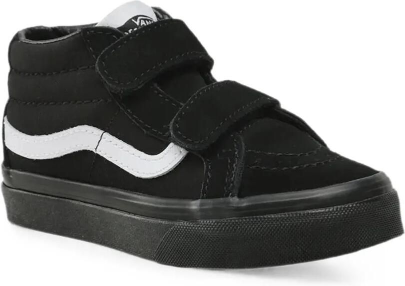 Vans Kids Sk8-Mid V sneakers met klittenband Zwart