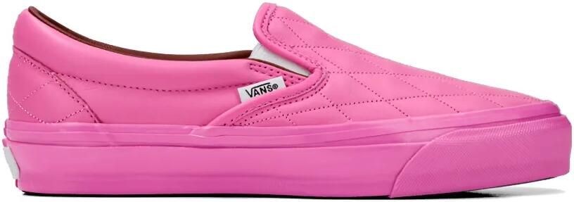 Vans LX Classic Slip-on 98 gewatteerde leren sneakers Roze