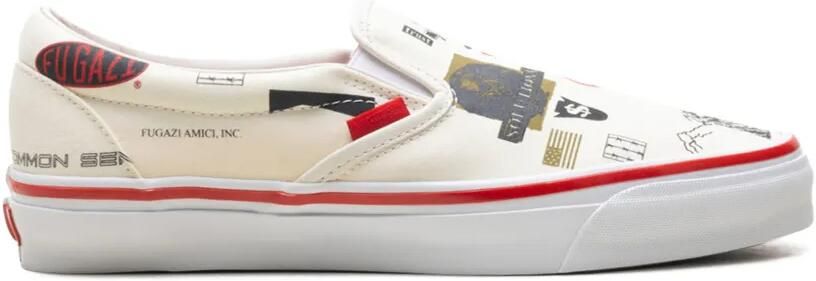 Vans LX Classic Slip-On 98 sneakers met grafische print Wit