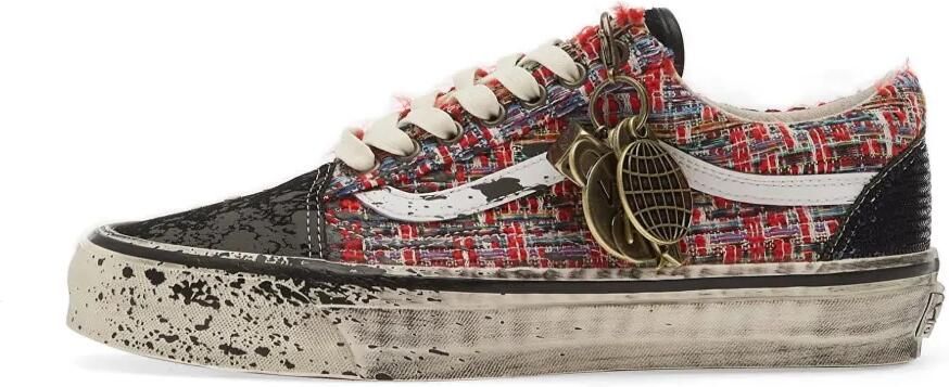 Vans LX Old Skool sneakers met tweed vlak Rood