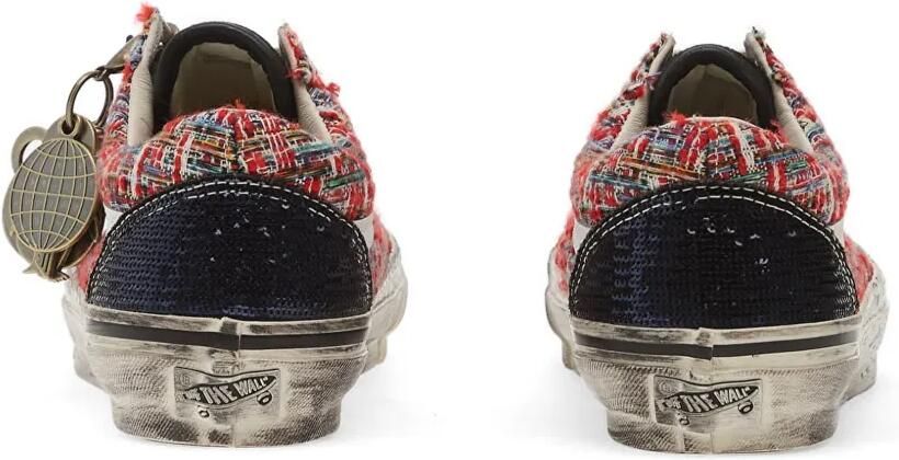 Vans LX Old Skool sneakers met tweed vlak Rood - Foto 2