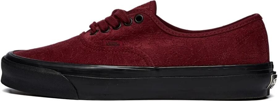 Vans OG Authentic LX "Velvet Emboidery Leopard Pomegranate" sneakers Rood