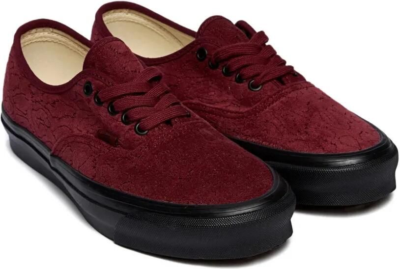 Vans OG Authentic LX "Velvet Emboidery Leopard Pomegranate" sneakers Rood - Foto 2
