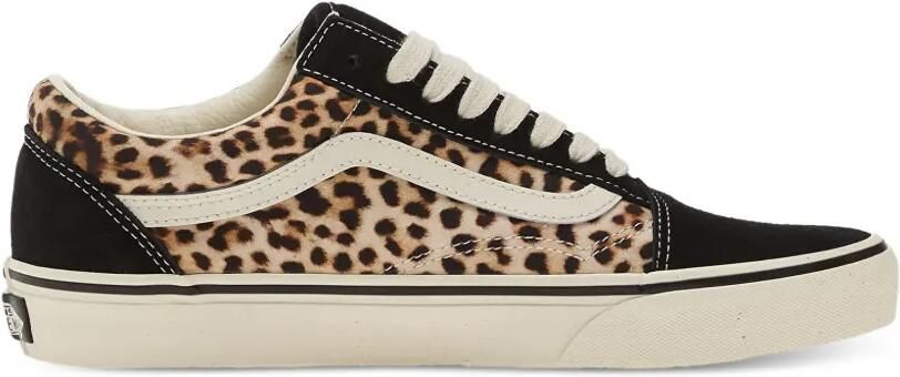 Vans Old Skool sneakers met luipaardprint Zwart