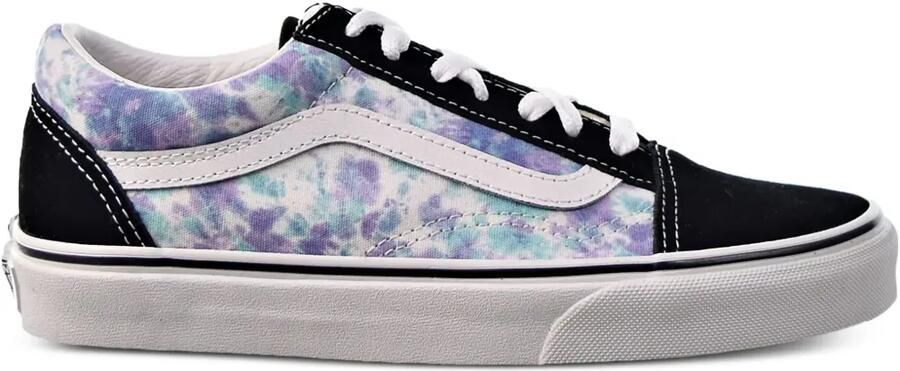 Vans Old Skool sneakers met tie-dye print Paars