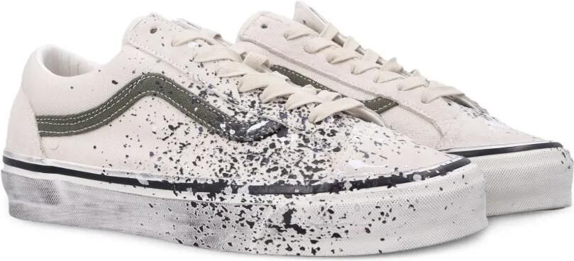 Vans Old Skool sneakers met verfspatten Beige - Foto 4