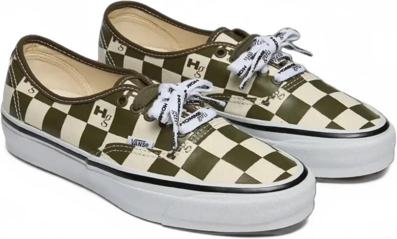 Vans OTW Authentic 44 checkerboard sneakers Groen - Foto 2