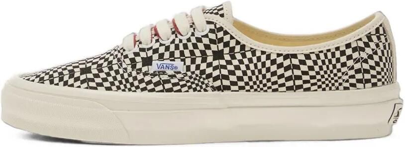 Vans Premium Authentic geruite sneakers Zwart