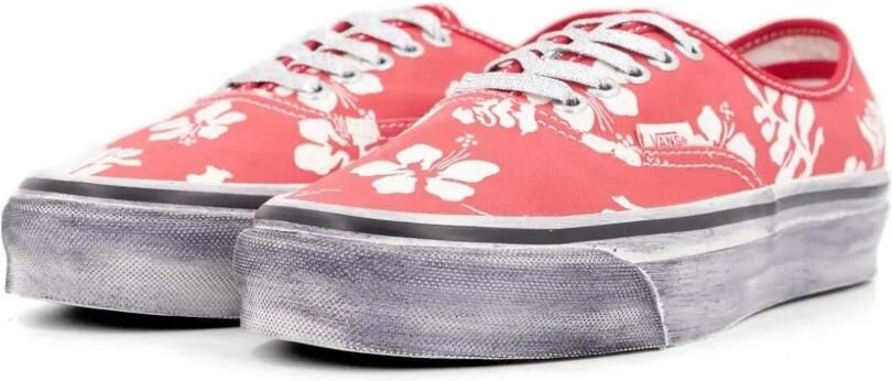 Vans Premium Authentic sneakers met bloe print Rood - Foto 5