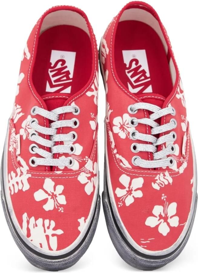 Vans Premium Authentic sneakers met bloe print Rood - Foto 2