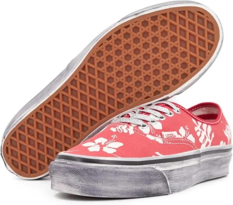 Vans Premium Authentic sneakers met bloe print Rood - Foto 3