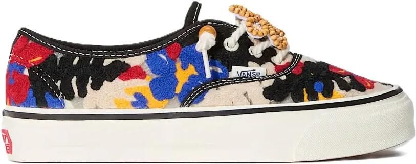 Vans Premium Authentic sneakers met bloe print Zwart