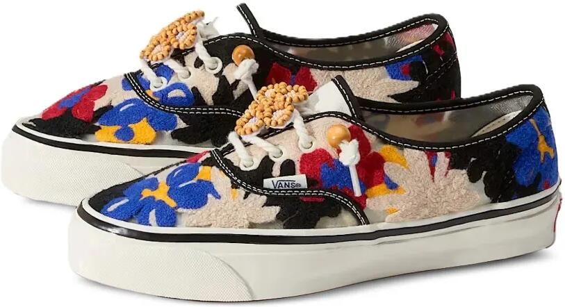 Vans Premium Authentic sneakers met bloe print Zwart - Foto 3