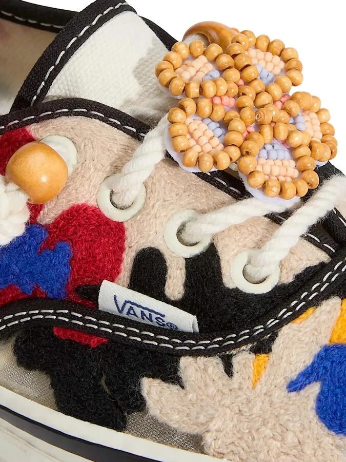 Vans Premium Authentic sneakers met bloe print Zwart - Foto 2