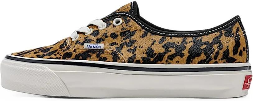 Vans Premium Authentic sneakers met dierenprint Bruin