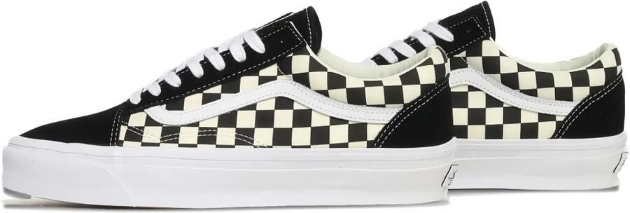 Vans Premium Old Skool 36 sneakers met ruiten Zwart