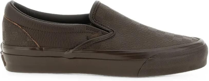 Vans Leren sneakers met geruit patroon Bruin