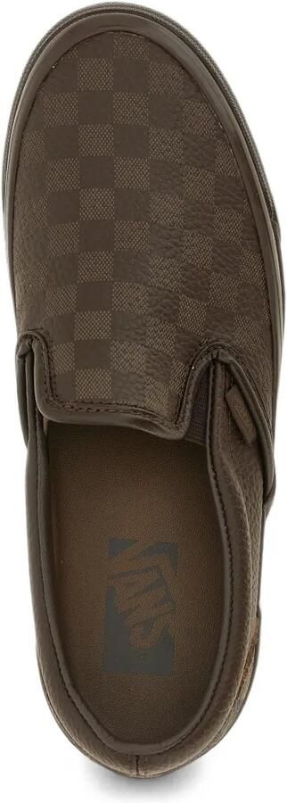 Vans Leren sneakers met geruit patroon Bruin - Foto 3