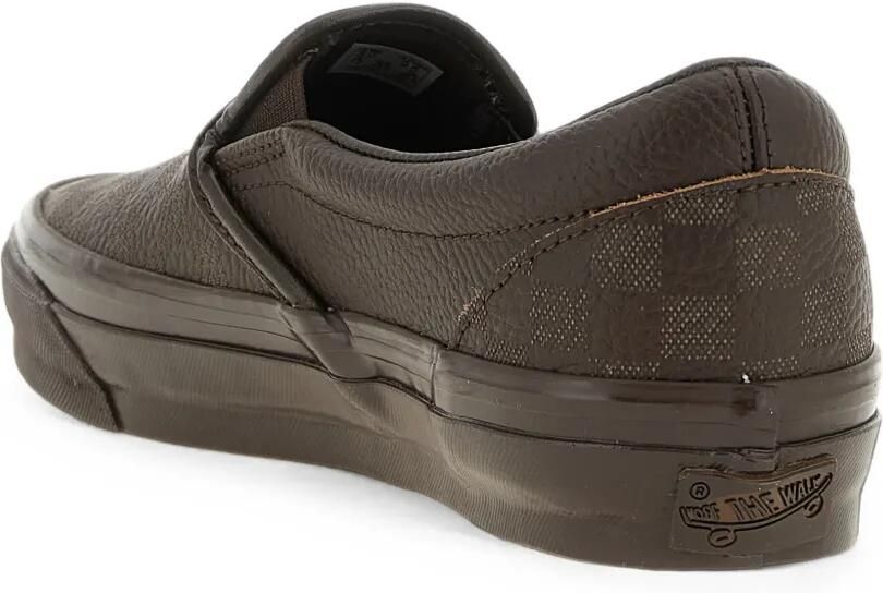 Vans Leren sneakers met geruit patroon Bruin - Foto 2