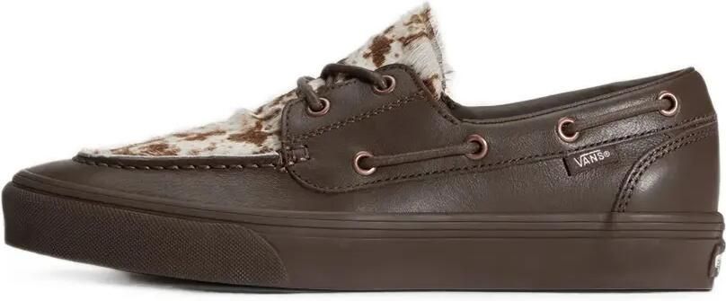 Vans Schoenen met vlakken en koeienprint Bruin
