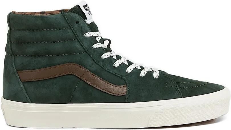 Vans Sk8-Hi pig suede sneakers Groen