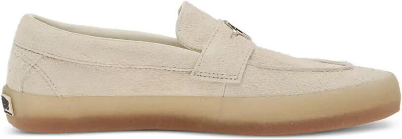 Vans Skate suède loafers met vredesteken Beige
