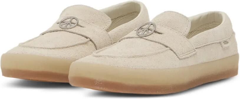 Vans Skate suède loafers met vredesteken Beige - Foto 3