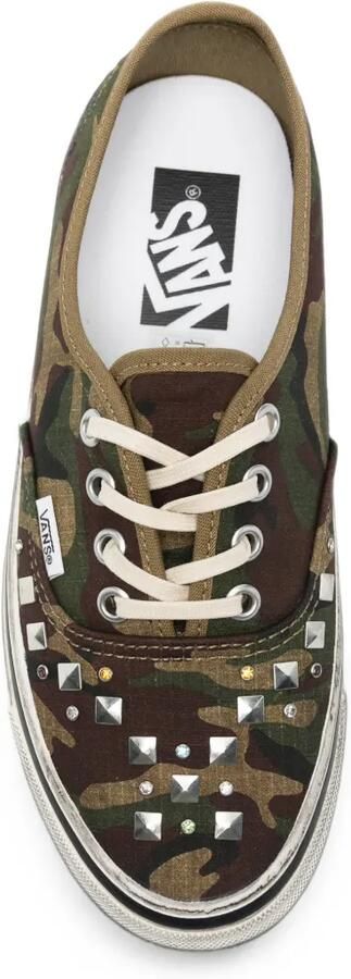 Vans Authentic sneakers met camouflage-print Groen