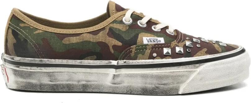 Vans Authentic sneakers met camouflage-print Groen - Foto 4