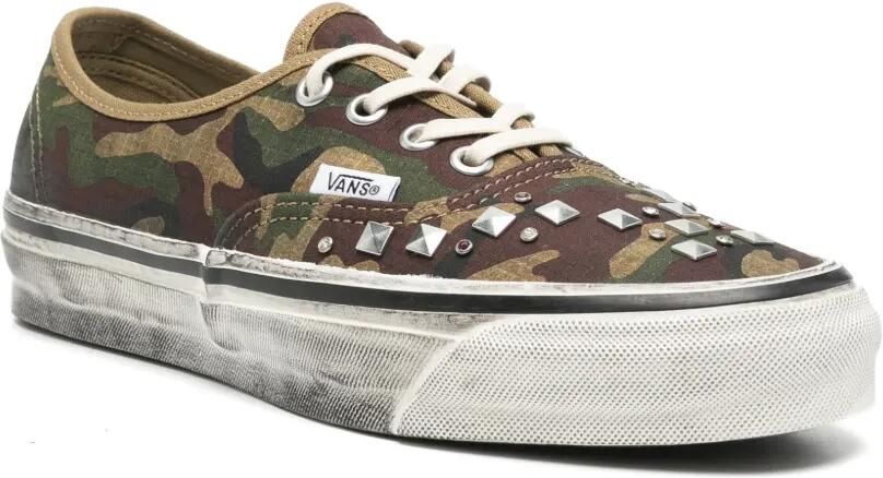Vans Authentic sneakers met camouflage-print Groen - Foto 2