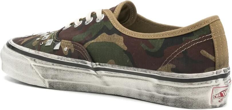 Vans Authentic sneakers met camouflage-print Groen - Foto 3