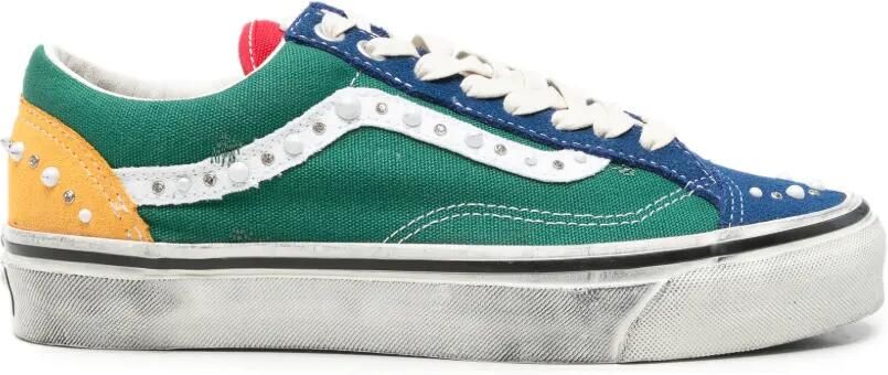 Vans Old Skool 36 sneakers verfraaid met parels Groen
