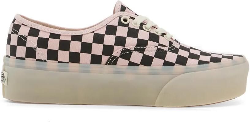 Vans Sneakers met plateauzool en geruite print Roze