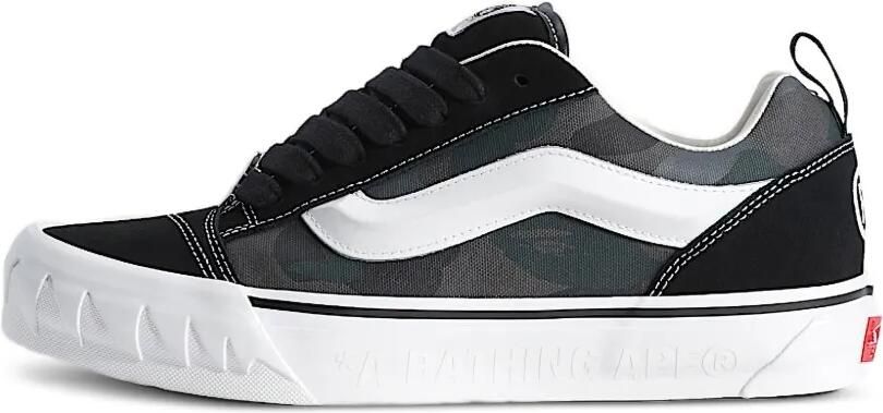 Vans x BAPE Premium Knu Skool Zwart