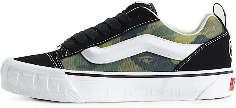 Vans x BAPE Premium Knu Skool Zwart