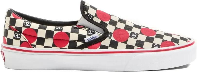 Vans x Garavani slip-on geruite sneakers Beige