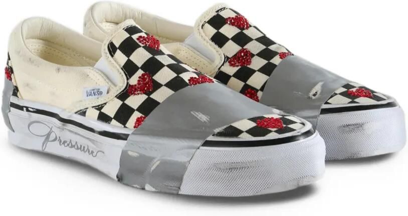 Vans x Gregory Baffoni sneakers met hart-patch Beige - Foto 2
